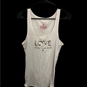 Victoria’s Secret “Love Is in the‎ Air” Graphic Racerback Tank Top
